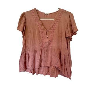 Eyeshadow top in mauve/dusty rose